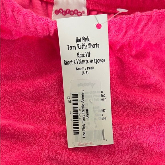Pink Ruffle Kids Shorts - Picture 3 of 3